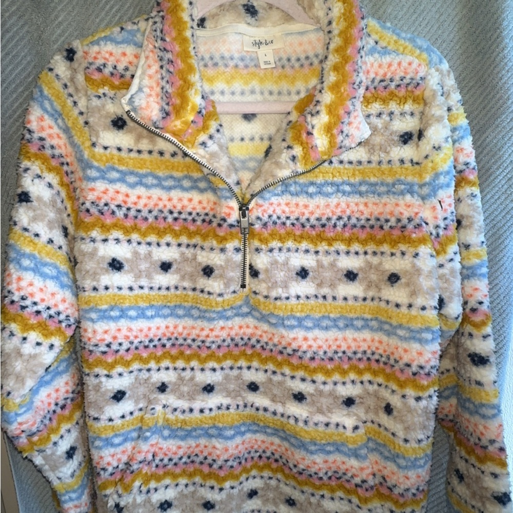 STYLUS Women's Colorful Cowl Neck Sweater